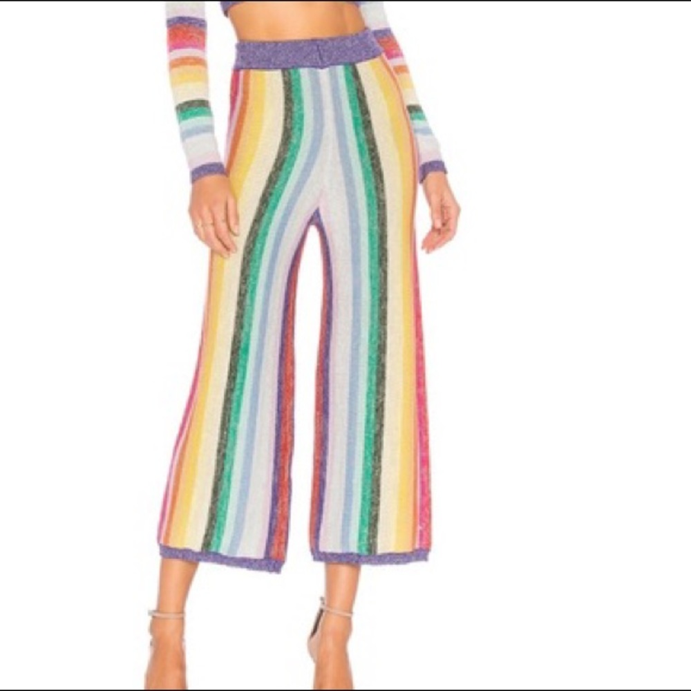 Lovers and Friends ‘Believe’ Rainbow Striped Pants